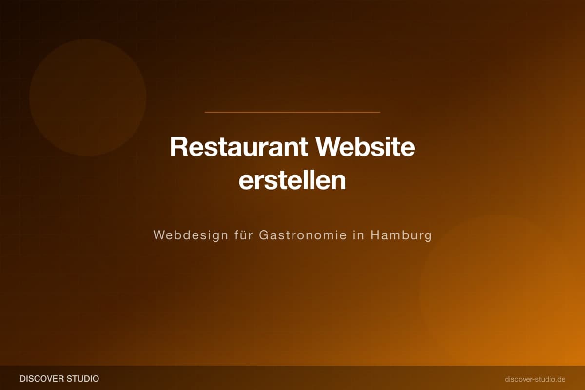 Restaurant Website erstellen: Webdesign für Gastronomie in Hamburg