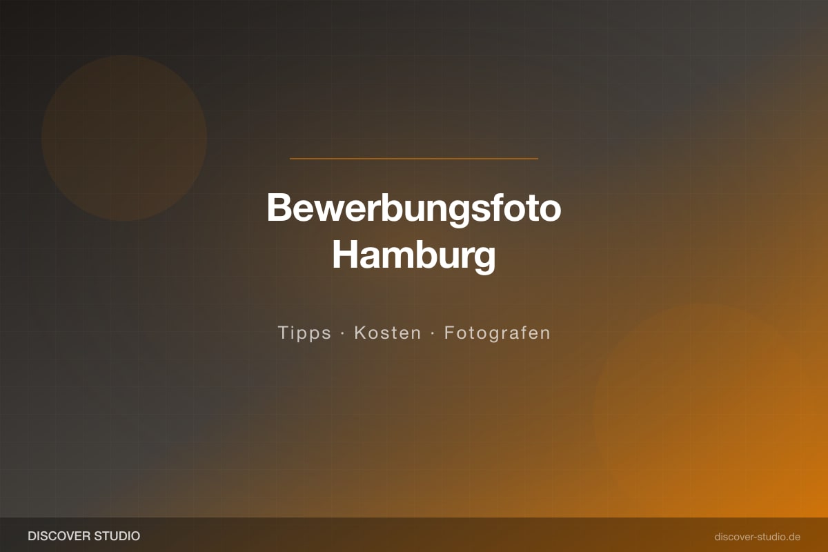 Bewerbungsfoto Hamburg professionell Tipps